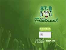 Tablet Screenshot of fmpantanal87.com.br